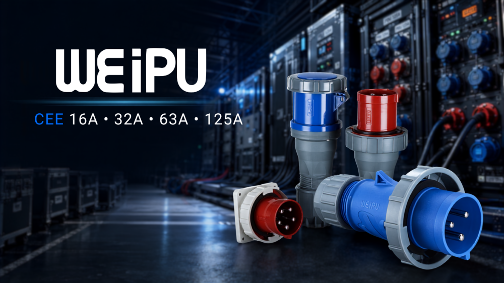 WEIPU: силовые CEE-разъёмы для профессиональных систем