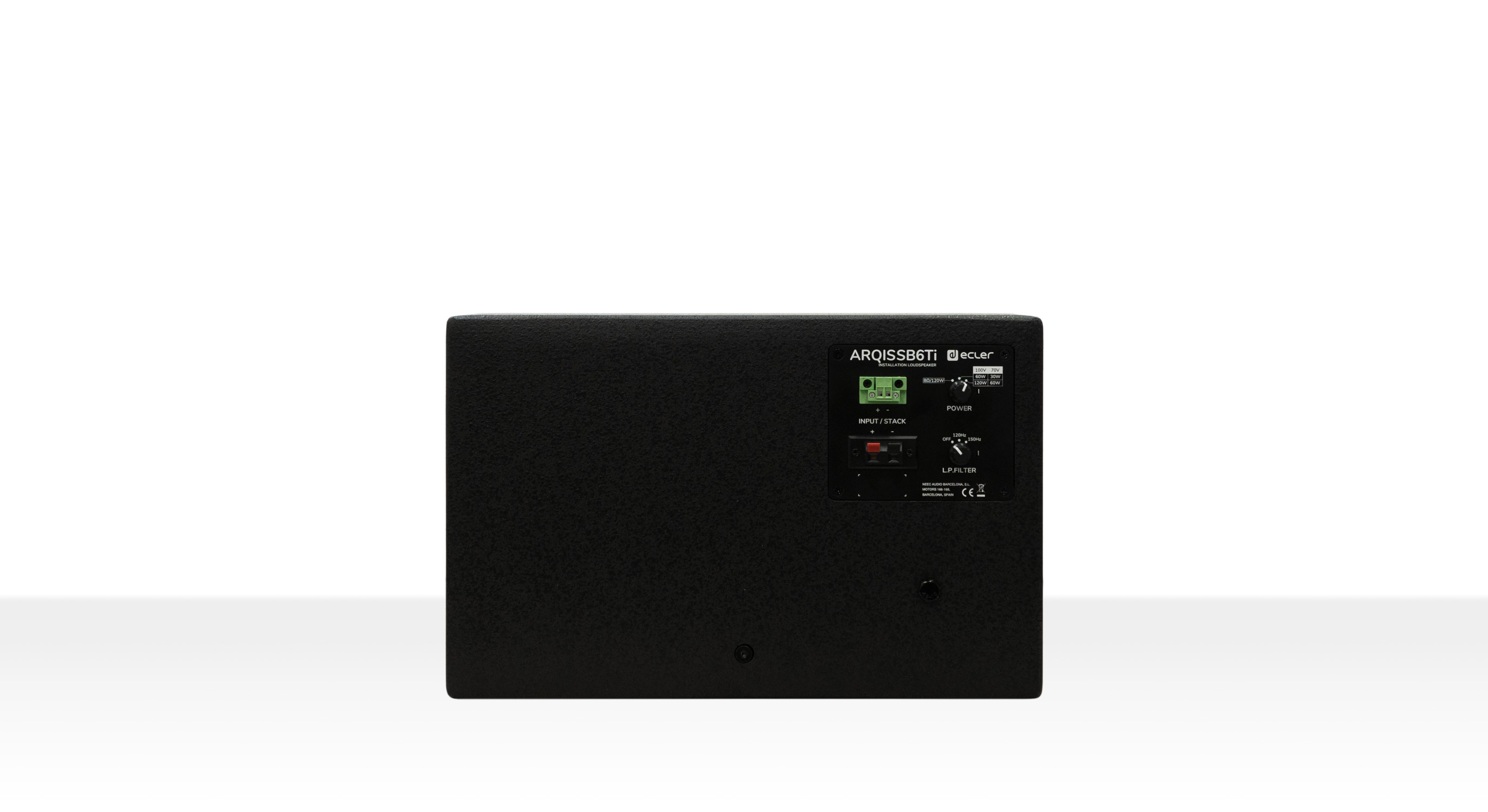 Ecler_ARQISSB6TiB_Arqitectural_Loudspeaker_Rear_HQ