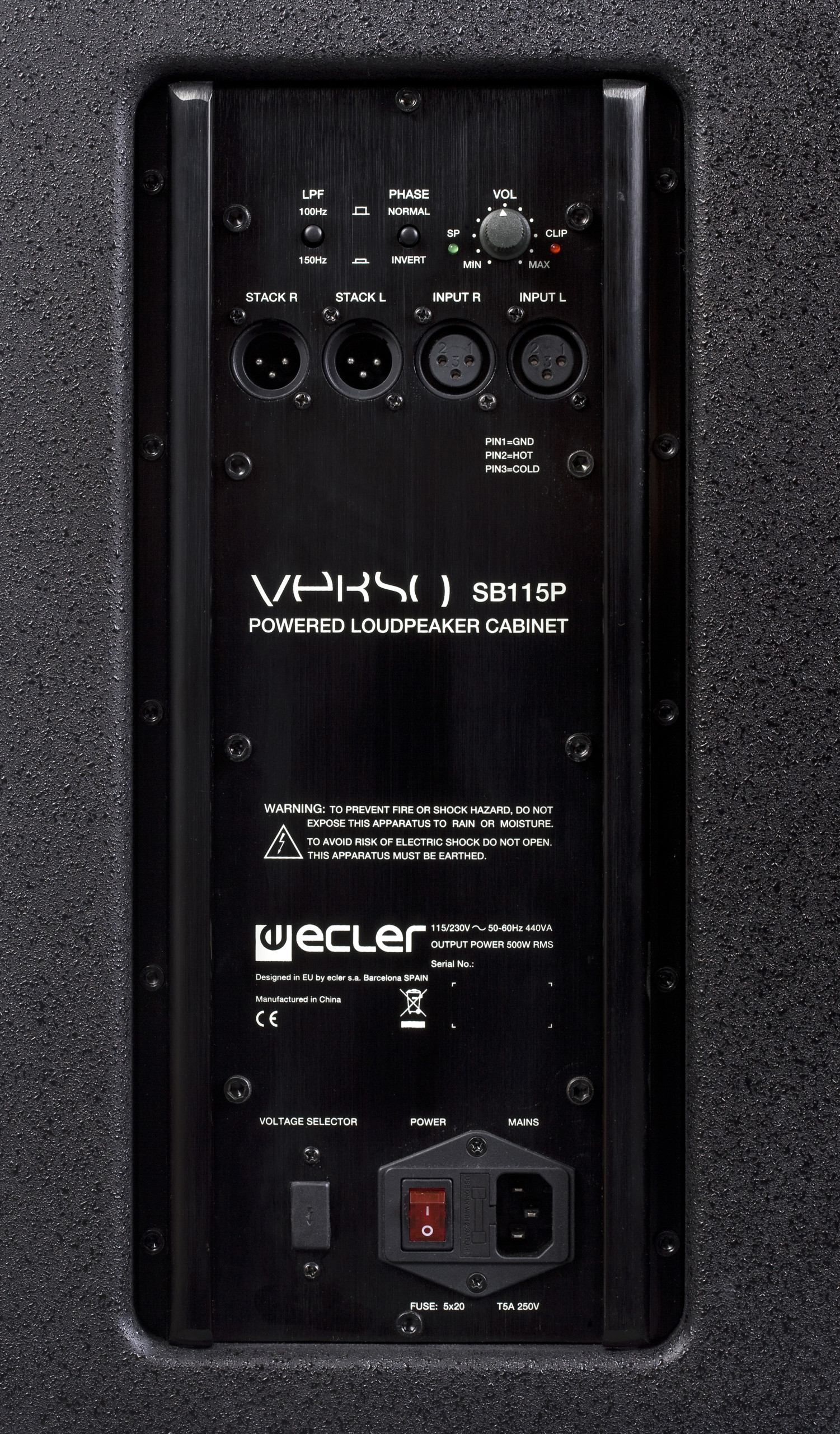 Ecler-Verso-SB115P-Profesional-self-powered-loudspeakers-_subwoofer-back-panel